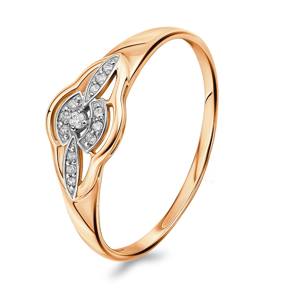 

Кольцо из золота р. , 585Gold 301012284, фианит, 301012284