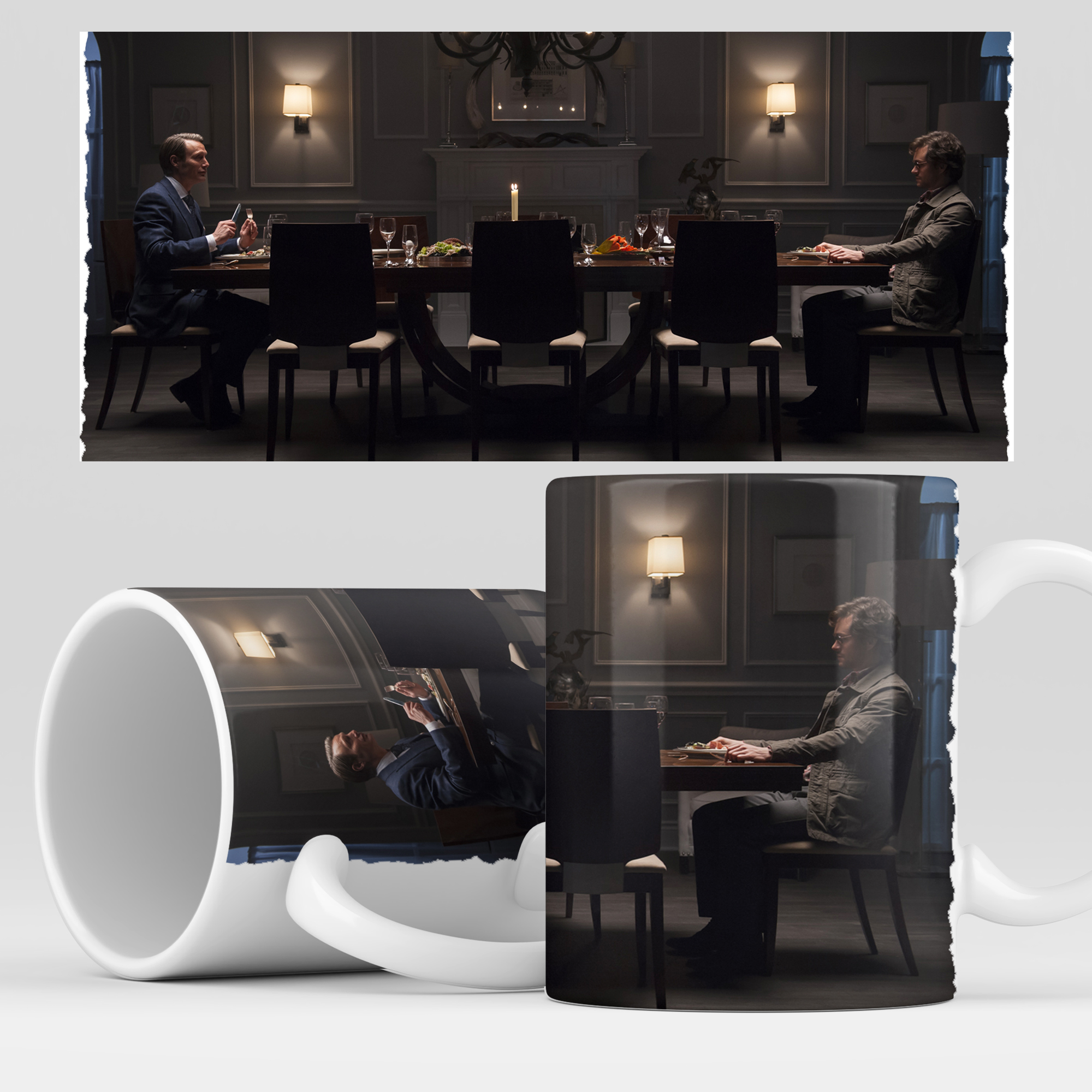 

Кружка RocketCup с принтом "Ганнибал" сериал Hannibal, Hannibal02