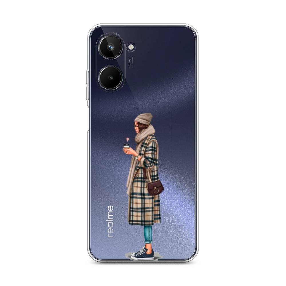 

Чехол на Realme 10 4G "Утренний кофе", Коричневый;бежевый, 2512150-6