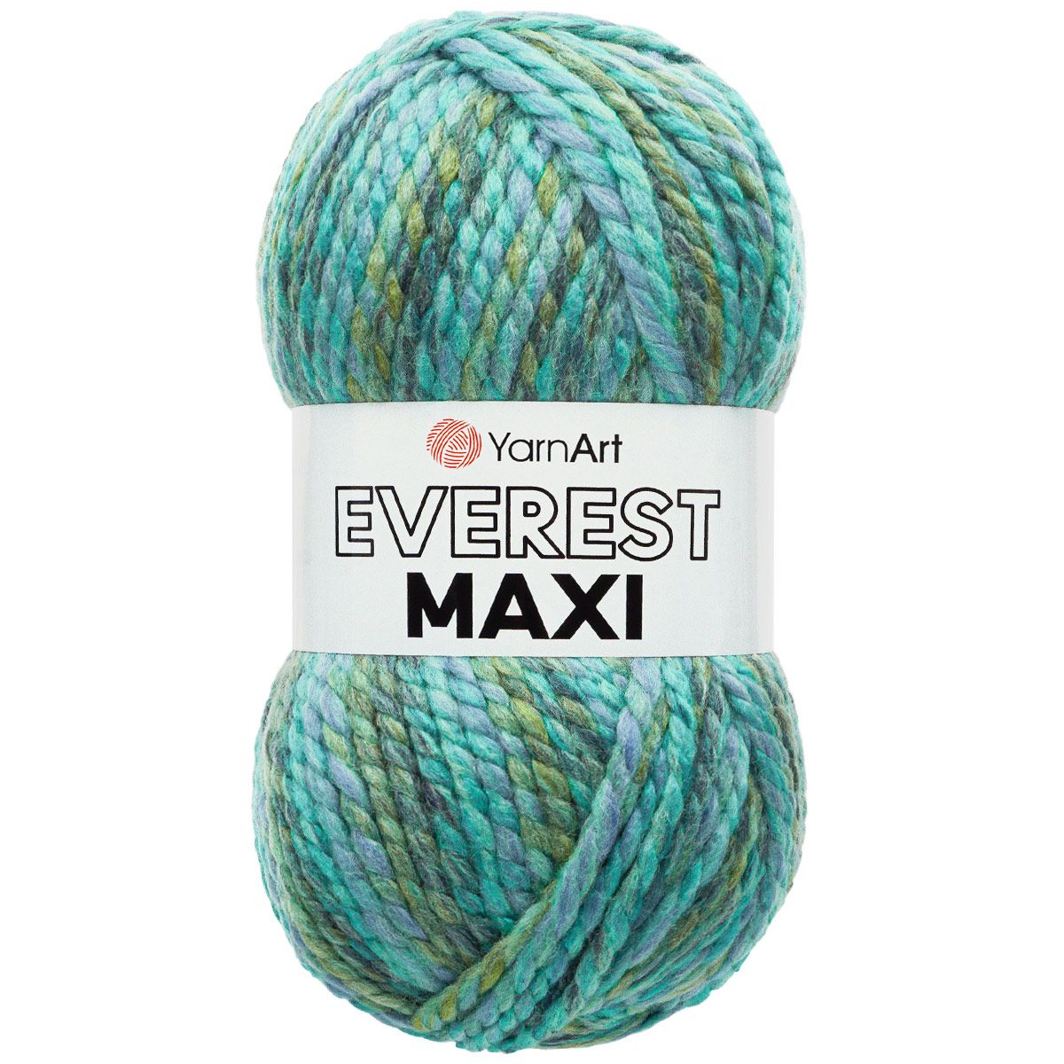 

Пряжа YarnArt Everest Maxi 200гр 134м (30% шерсть, 70% акрил) 8025 меланж 3 мотка, Разноцветный