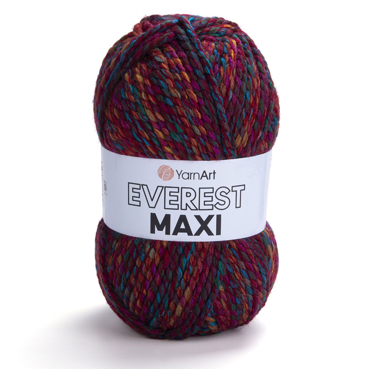 

Пряжа YarnArt Everest Maxi 200гр 134м (30% шерсть, 70% акрил) 8026 меланж 3 мотка, Разноцветный