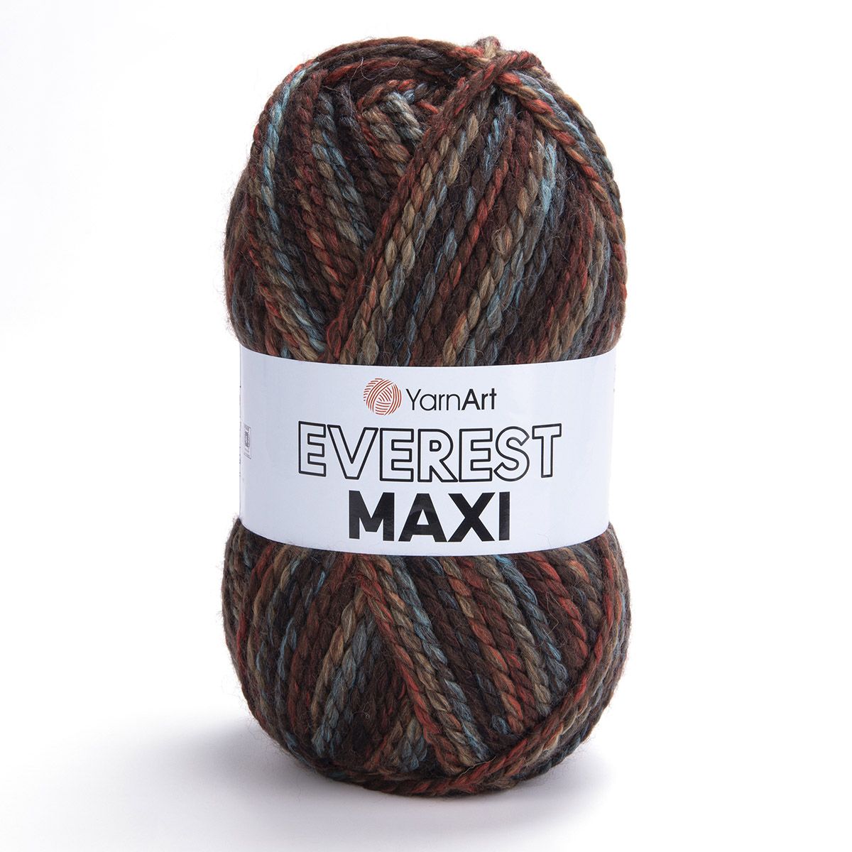 

Пряжа YarnArt Everest Maxi 200гр 134м (30% шерсть, 70% акрил) 8028 меланж 3 мотка, Разноцветный
