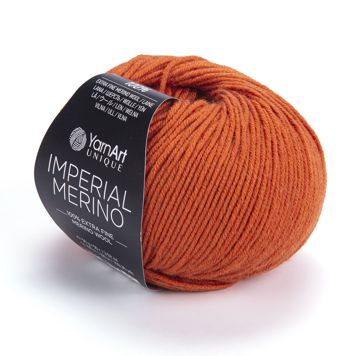 

Пряжа YarnArt Imperial Merino 50гр 100м (100% тонкая шерсть) 3313 оранжевый 10 мотков