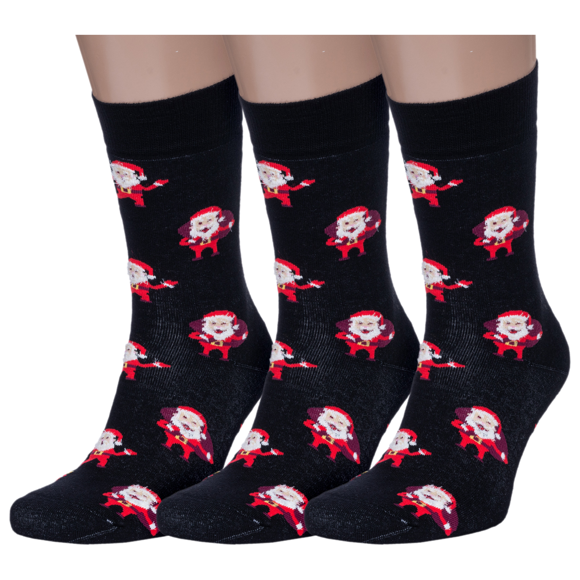 

Комплект носков мужских Rusocks 3-М3-33852 черных 25-27, Черный, 3-М3-33852
