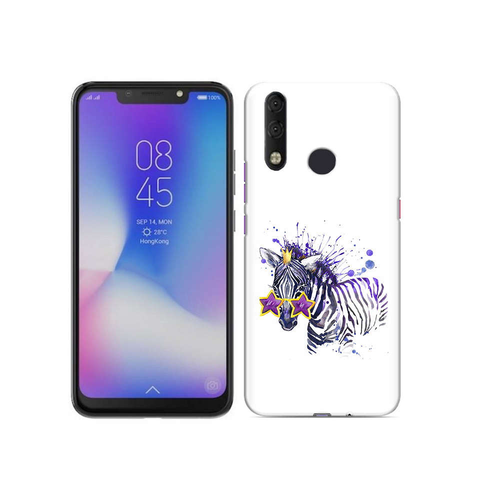 

Чехол MyPads Tocco для Tecno Camon 11 Pro акварельная зебра, Tocco