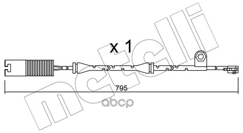 Датчик Износа Тормозных Колодок Metelli арт SU152 1454₽