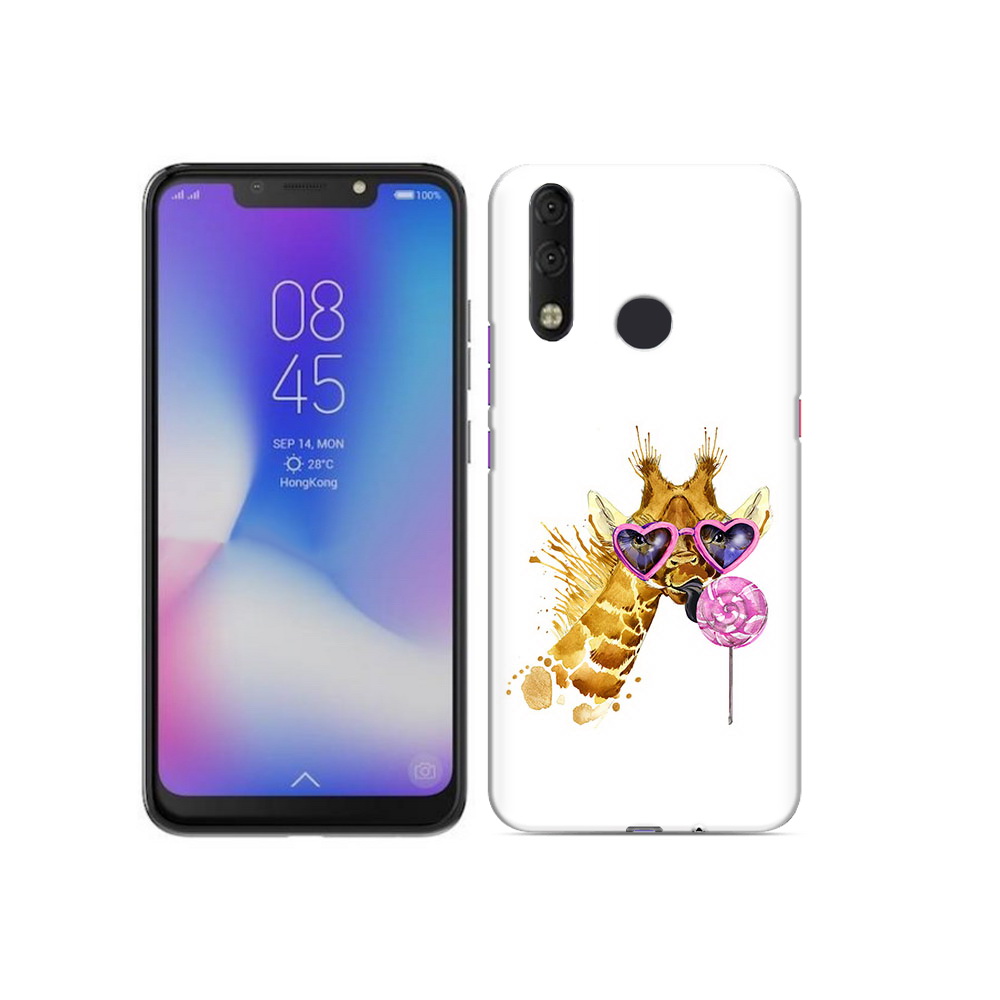 

Чехол MyPads Tocco для Tecno Camon 11 Pro акварельный жираф, Tocco