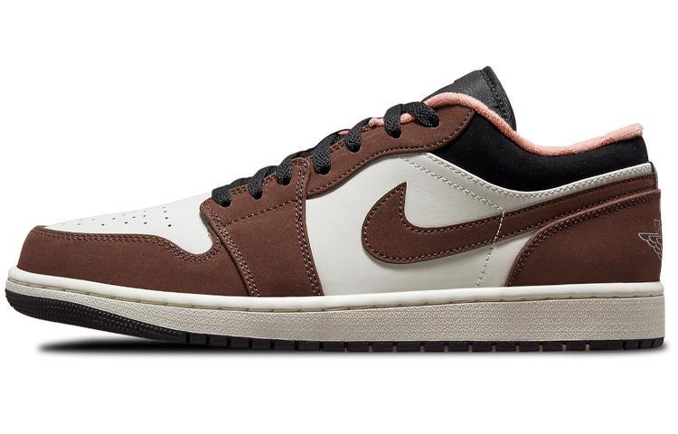 

Кеды унисекс Jordan Air Jordan 1 low se chocolate bliss коричневые 40.5 EU, Коричневый, Air Jordan 1 low se chocolate bliss