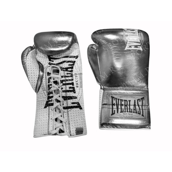 фото Боксерские перчатки everlast 1910 classic метал. 8oz