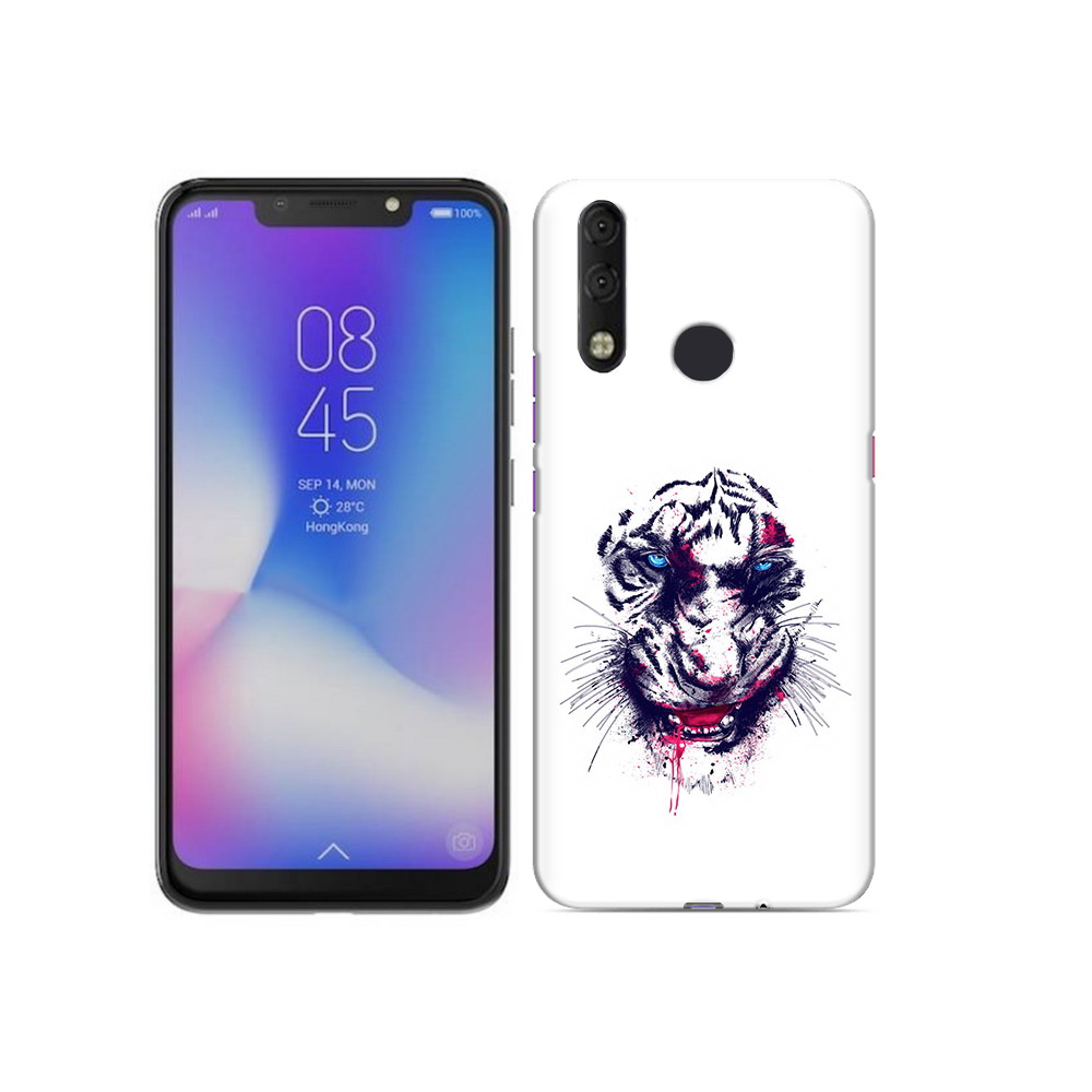 

Чехол MyPads Tocco для Tecno Camon 11 Pro безумный тигр, Tocco
