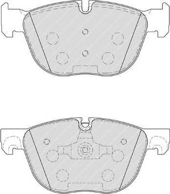 

Колодки дисковые п. BMW X5 (E70) 3.0 07> FDB4052 =1297 00 [34116778403]