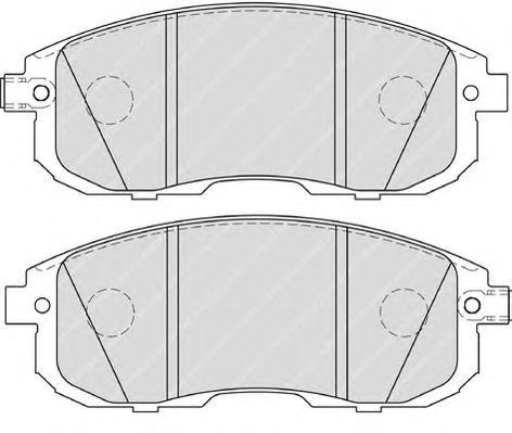 

Тормозные колодки FERODO для Nissan Teana 2002- fdb4148