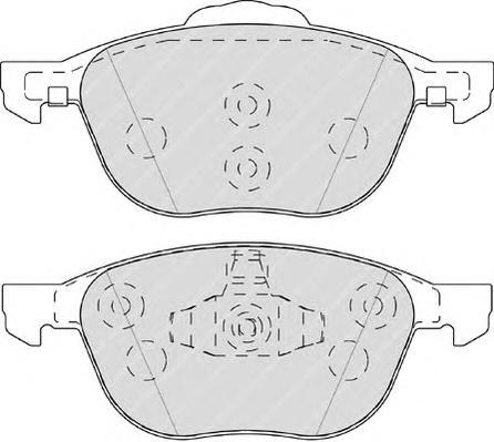 

Колодки FORD FOCUS II, C-MAX/MAZDA 3/VOLVO V50