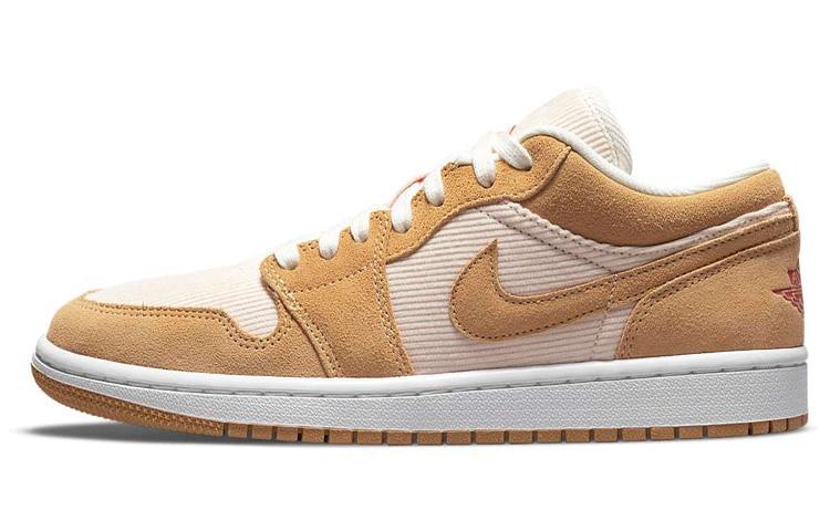 

Кеды унисекс Jordan Air Jordan 1 low se corduroy оранжевые 40.5 EU, Оранжевый, Air Jordan 1 low se corduroy