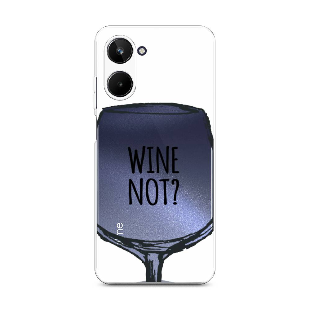 

Чехол на Realme 10 4G "Wine not white", Белый, 2512150-6