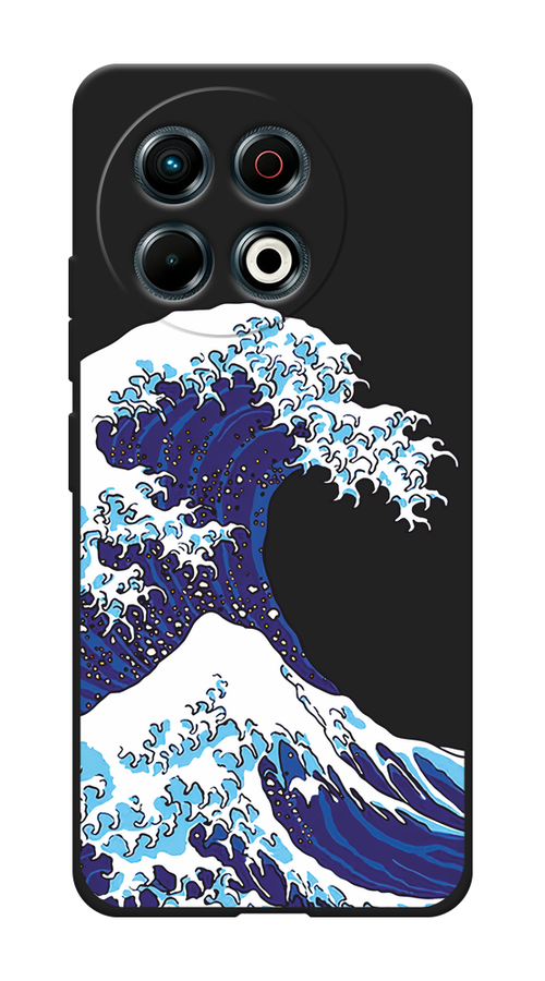 

Чехол Awog на Tecno Spark 30 Pro "Волна в Канагаве", Синий;белый, 309852-1