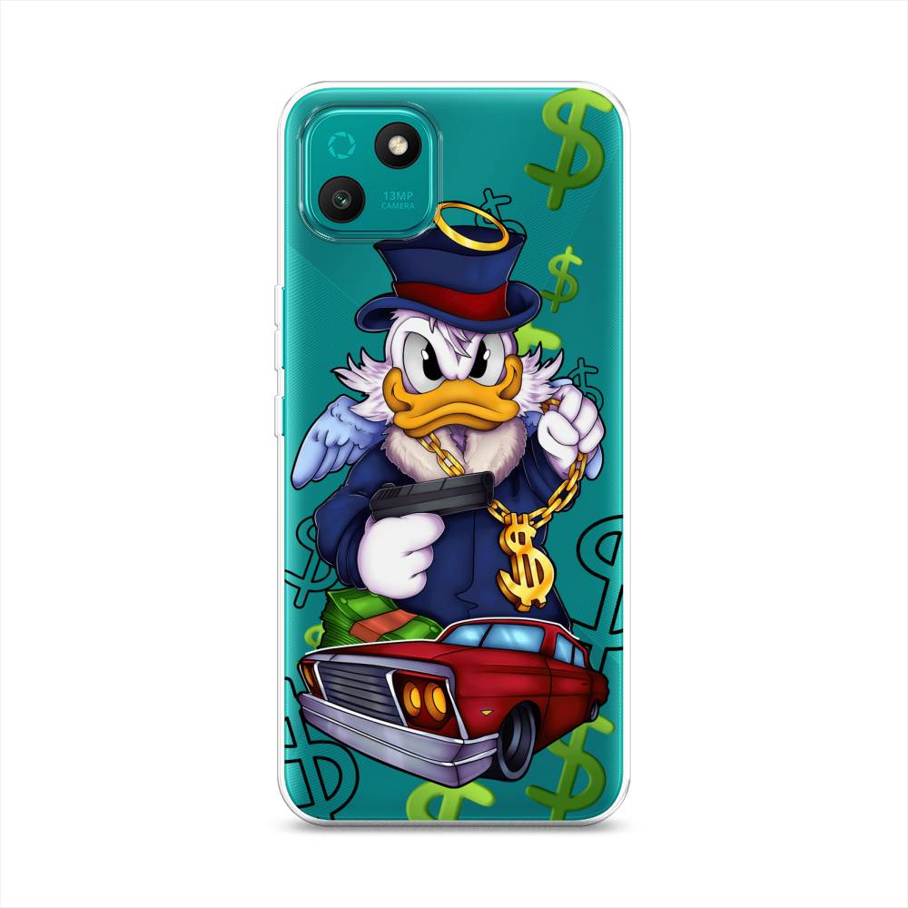 

Чехол на Wiko T10 "Scrooge McDuck with a Gold Chain", Красный;синий;белый, 3400250-6