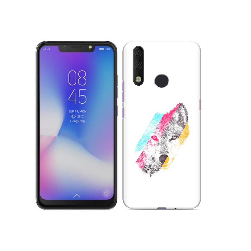 

Чехол MyPads Tocco для Tecno Camon 11 Pro волк градиент, Tocco