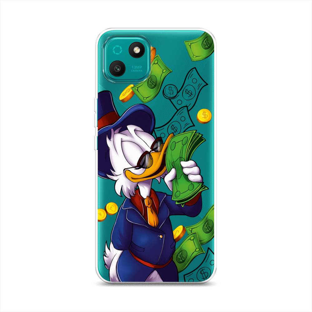 

Чехол на Wiko T10 "Scrooge McDuck with Money", Синий;зеленый;белый, 3400250-6