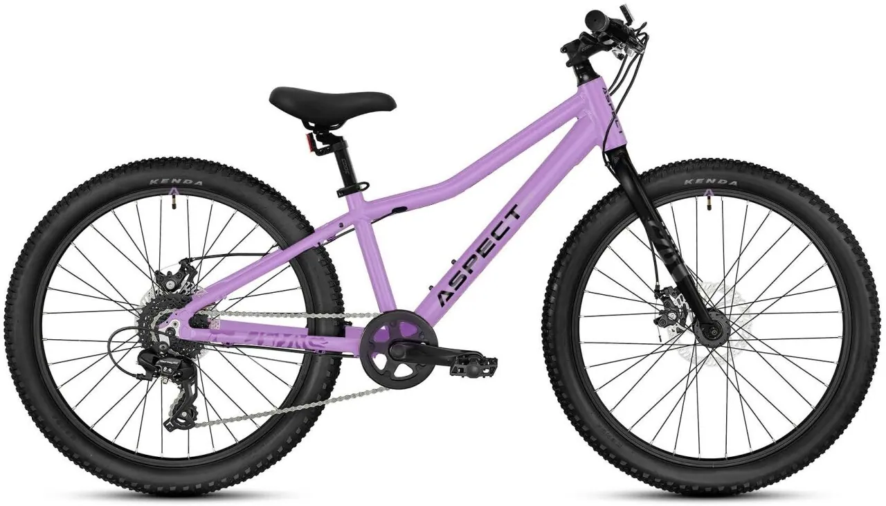 

Велосипед Aspect Angel Lite 2024 (24", Фиолетовый) 12", Розовый