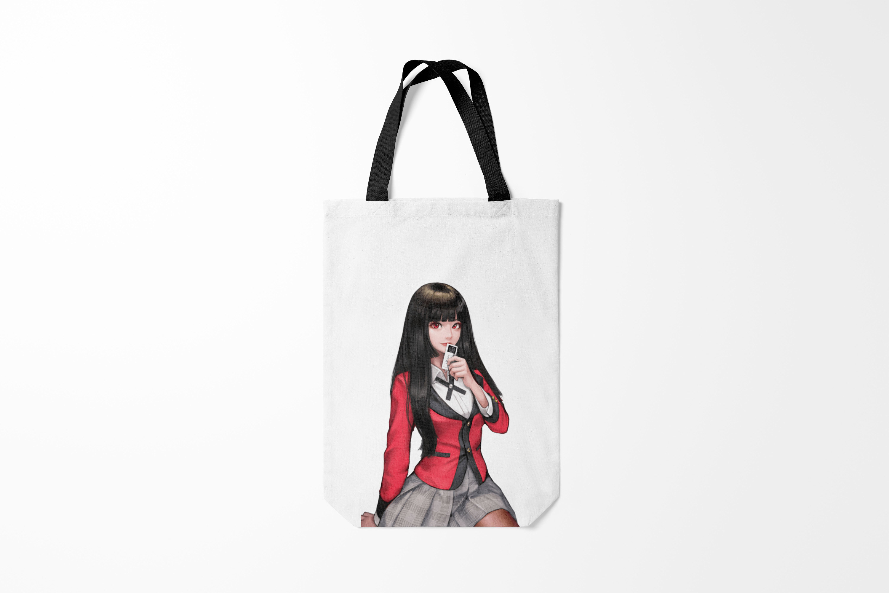 

Сумка шoппер унисекс Burnettie Jabami Yumeko Kakegurui, белый, Jabami Yumeko Kakegurui