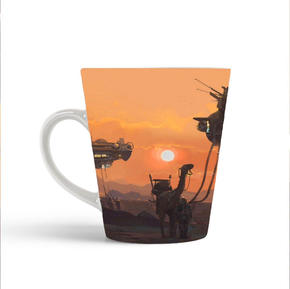 

Конусная кружка CoolPodarok hawken Космонавты Десант Корабль