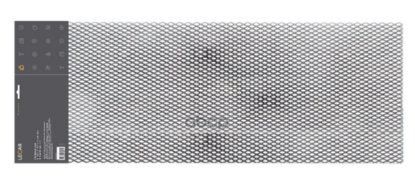Универсальная защитная сетка радиатора 1000х400мм. r10 lecar lecar000030108