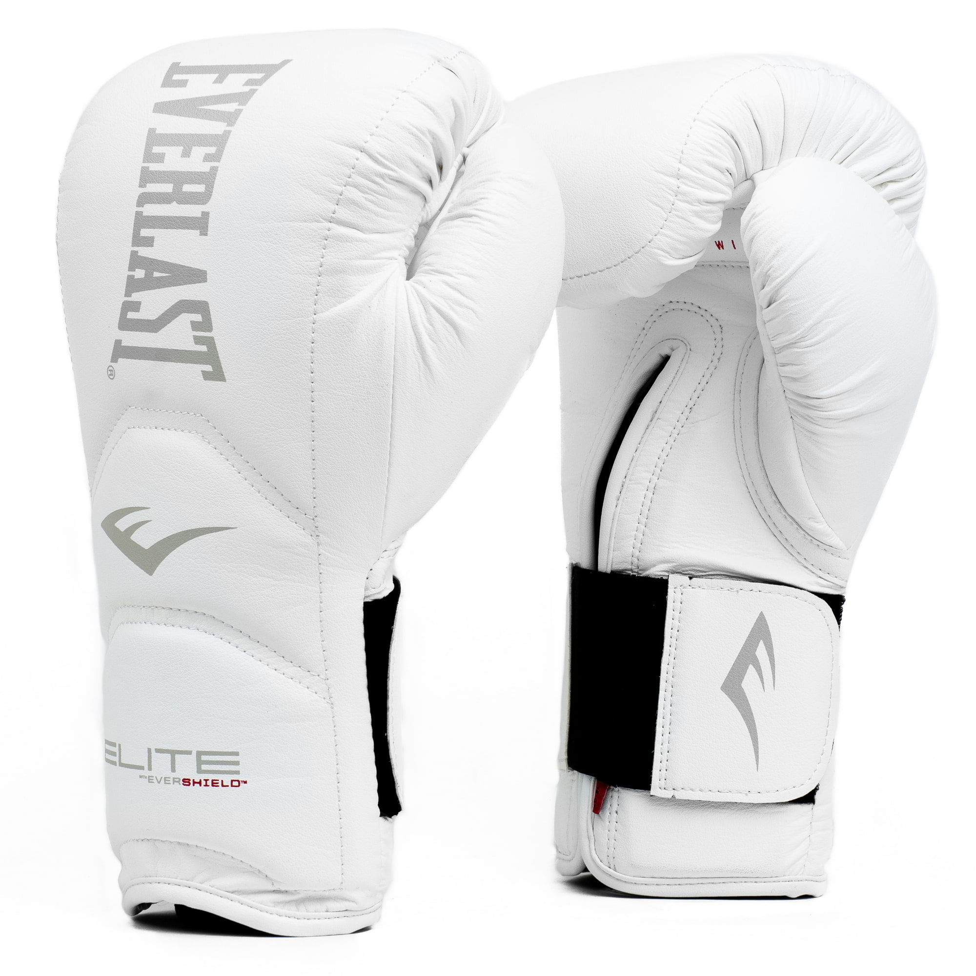 фото Боксерские перчатки everlast elite pro бел. 14oz