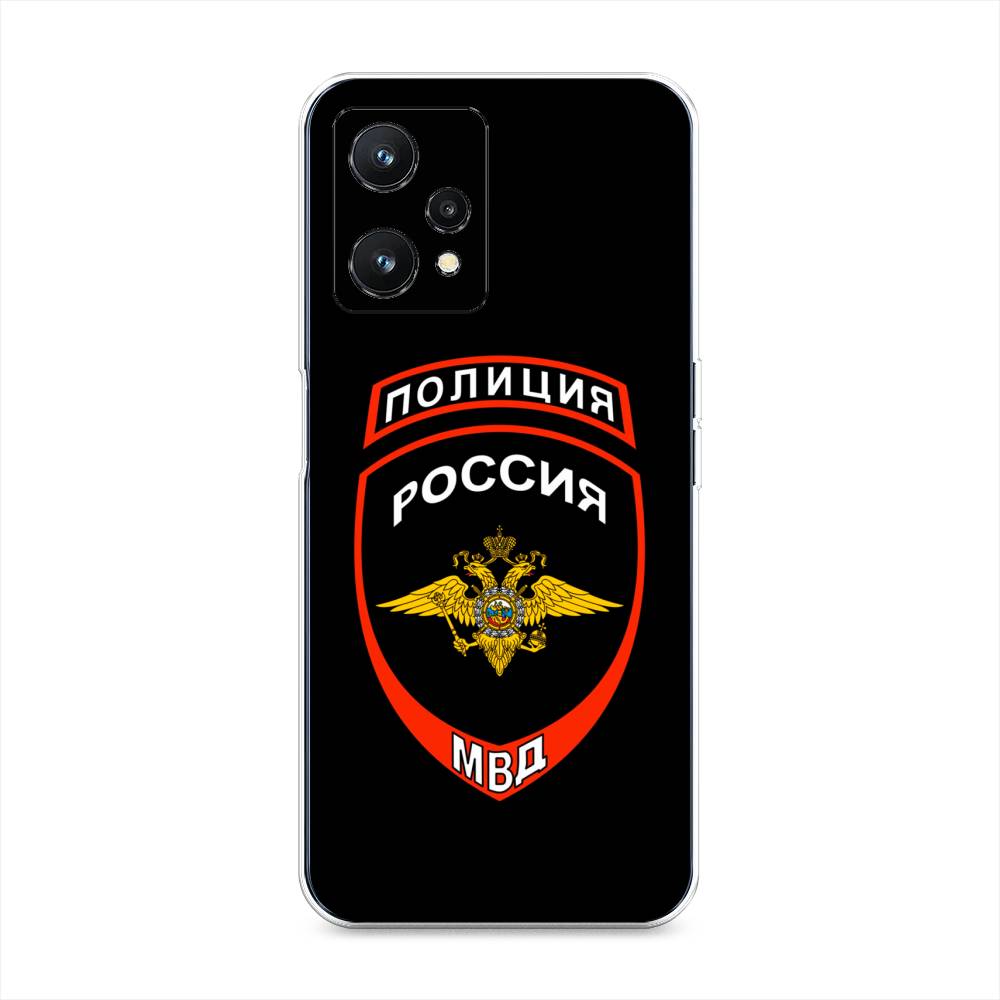 

Силиконовый чехол "Полиция шеврон" на Realme 9 5G, Красный;черный