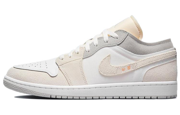 

Кеды унисекс Jordan Air Jordan 1 low se craft white and phantom бежевые 40 EU, Бежевый, Air Jordan 1 low se craft white and phantom