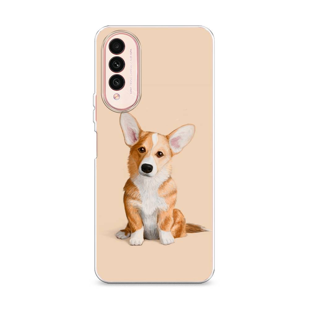 

Чехол на Wiko T50 "Грустный Корги", Коричневый;бежевый, 3400350-1