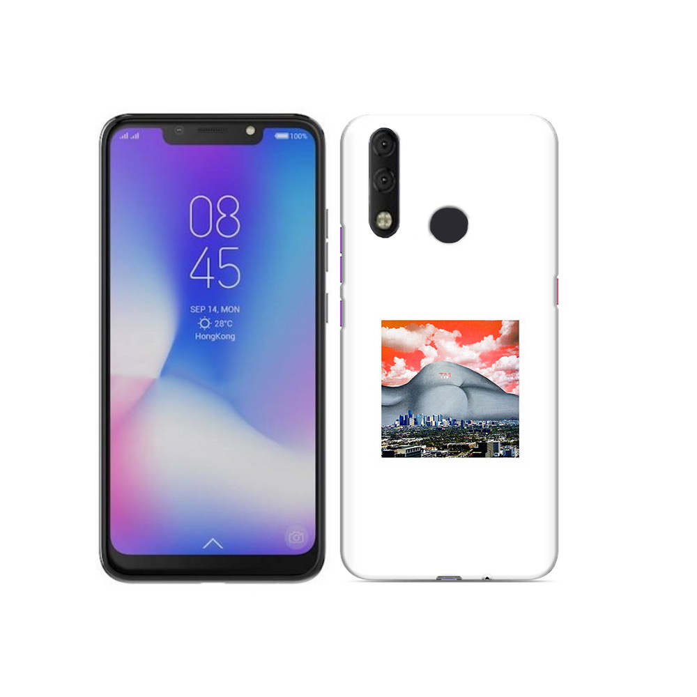 

Чехол MyPads Tocco для Tecno Camon 11 Pro город с девушкой на фоне, Tocco