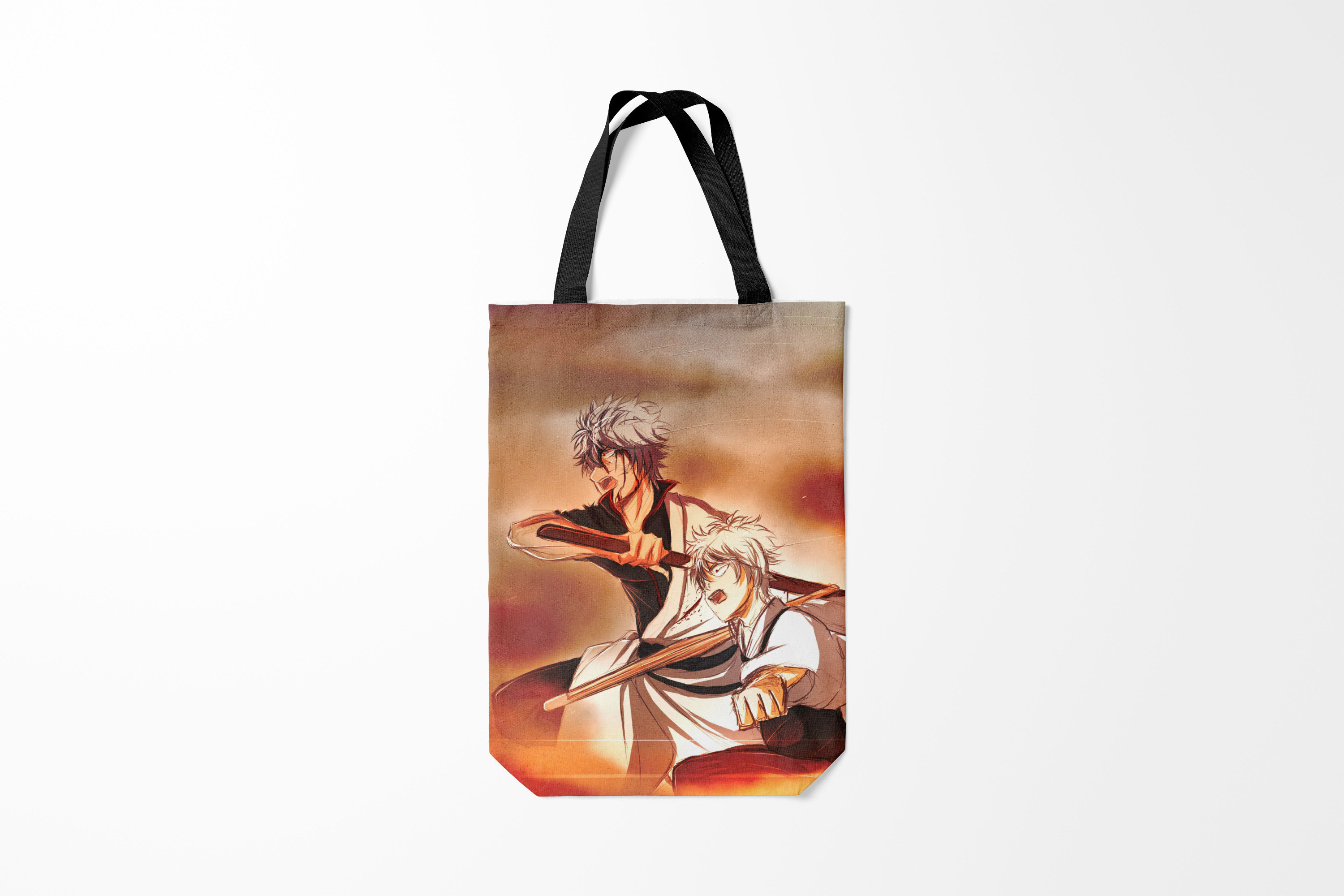 

Сумка шoппер унисекс Burnettie Gintama гинтоки саката самурай,, Gintama гинтоки саката самурай