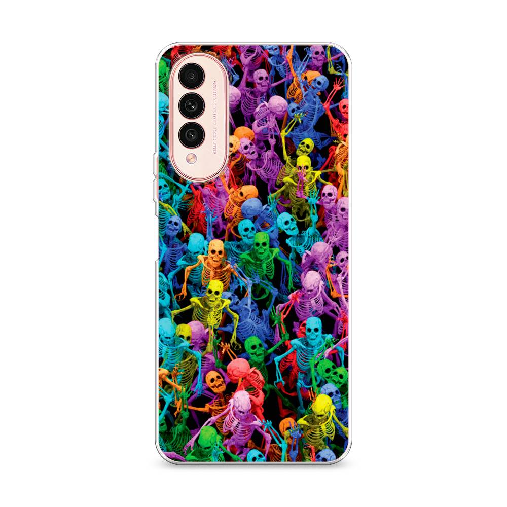 

Чехол на Wiko T50 "Вечеринка скелетов", Фиолетовый;желтый;оранжевый, 3400350-6