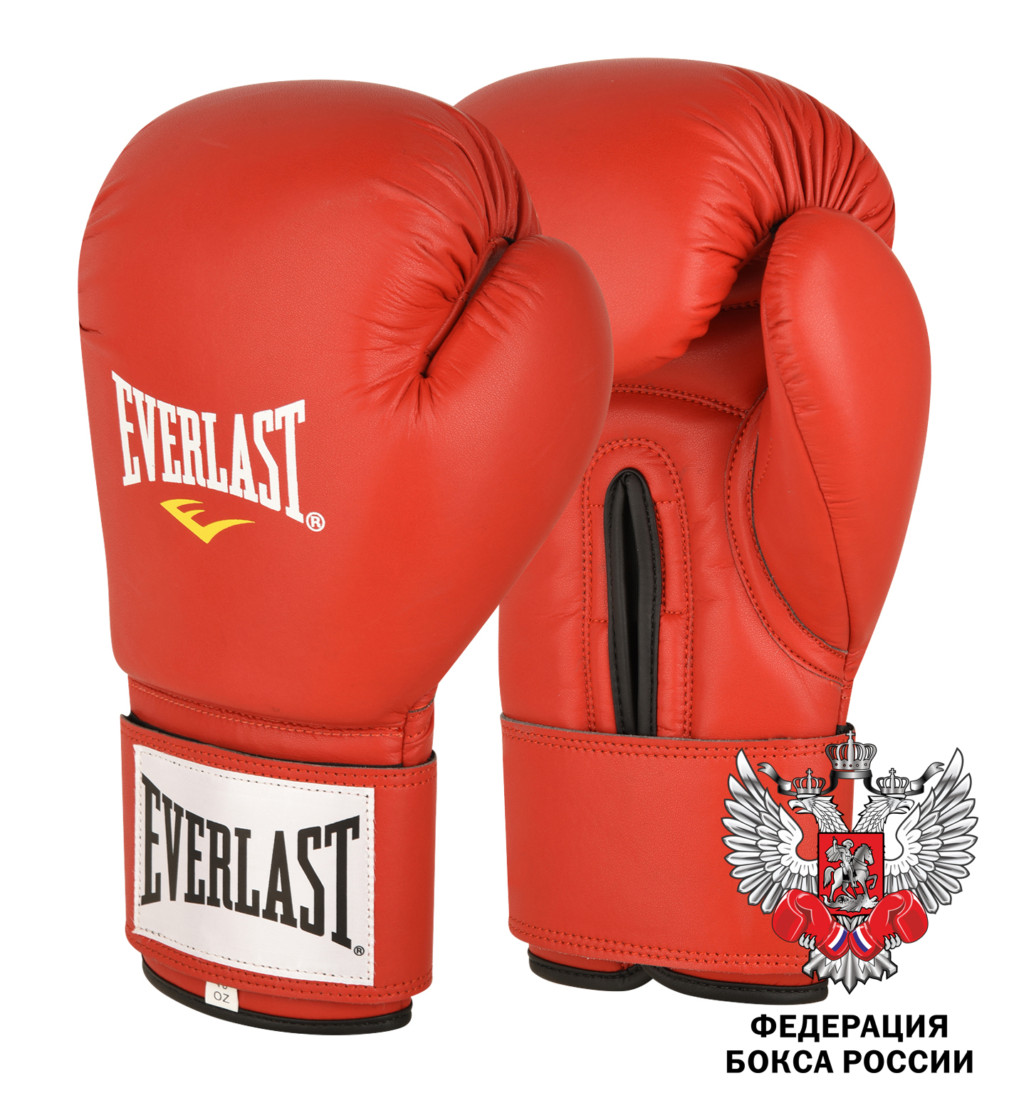 фото Боксерские перчатки everlast amateur competition pu красн. 10oz