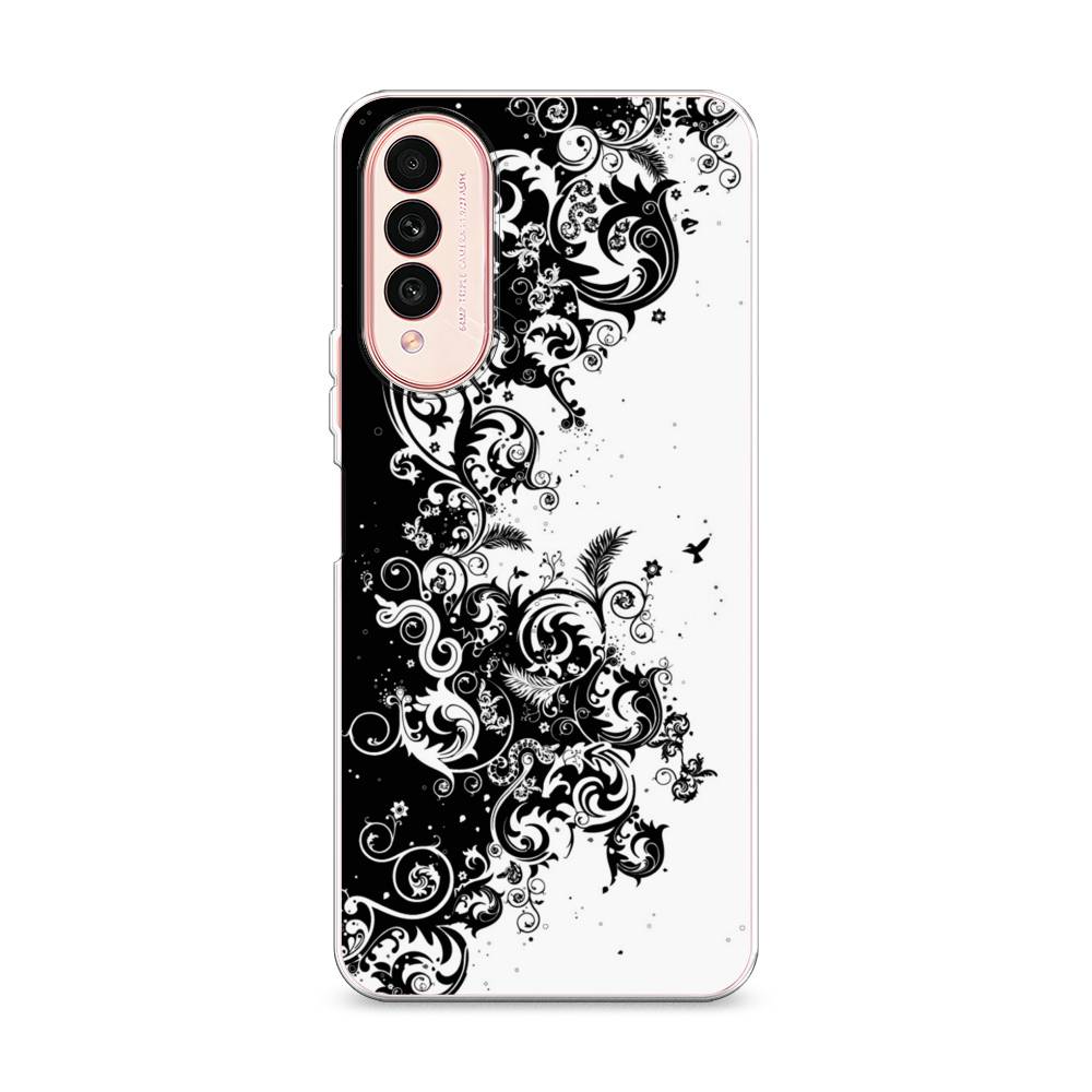 

Чехол на Wiko T50 "Черно белый узор", Белый;черный;серый, 3400350-3