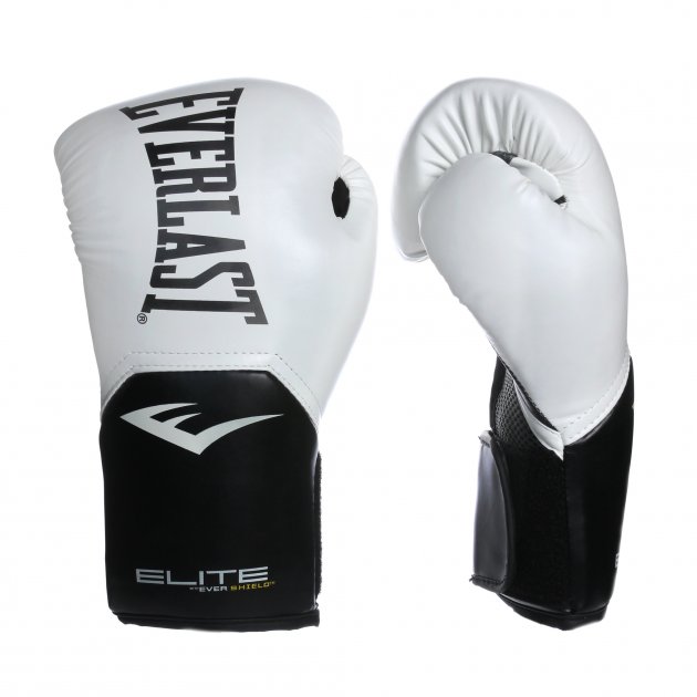 фото Боксерские перчатки everlast elite prostyle белый 12 унций