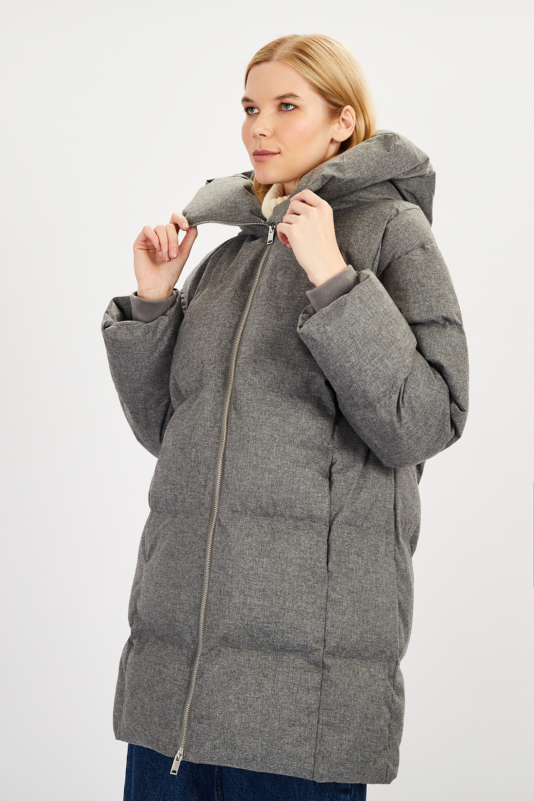 

Куртка женская Baon B0422506 серая M, B0422506
