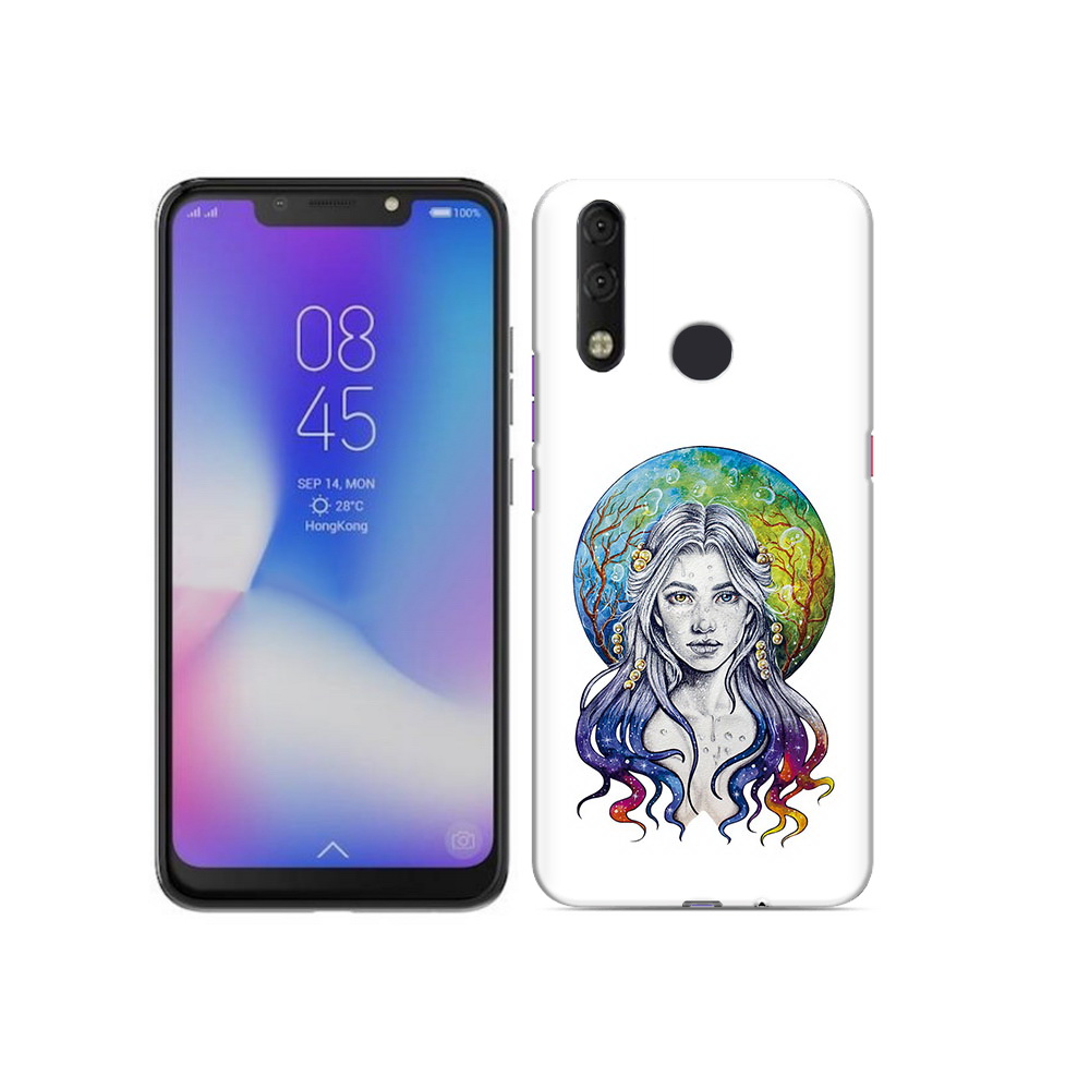 

Чехол MyPads Tocco для Tecno Camon 11 Pro девушка с красивыми волосами, Tocco