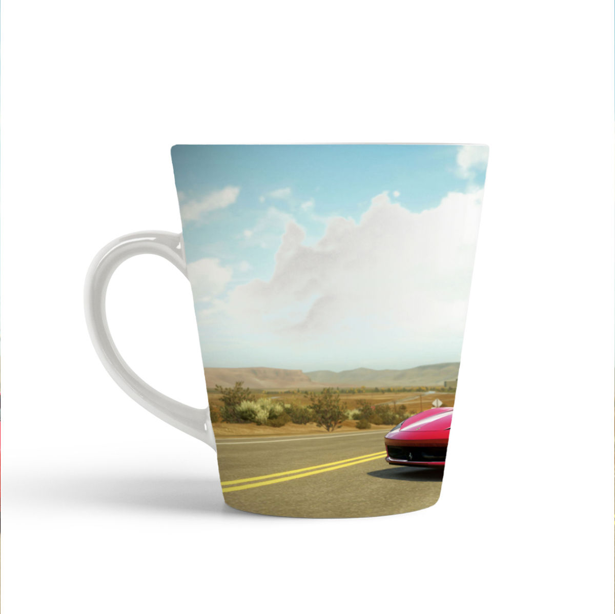 

Конусная кружка CoolPodarok forza horizon Красное авто