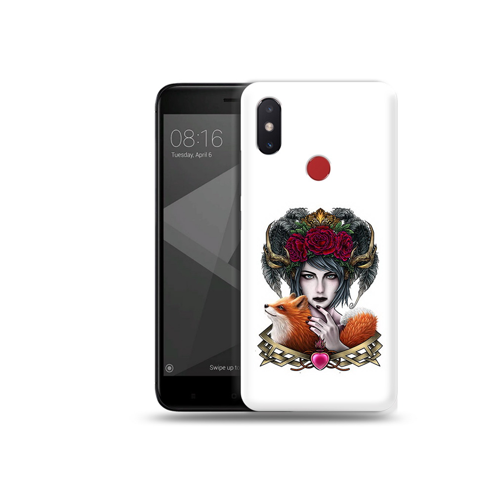 

Чехол MyPads Tocco для Xiaomi Mi 8 SE девушка с лисой (PT113500.331.314), Прозрачный, Tocco