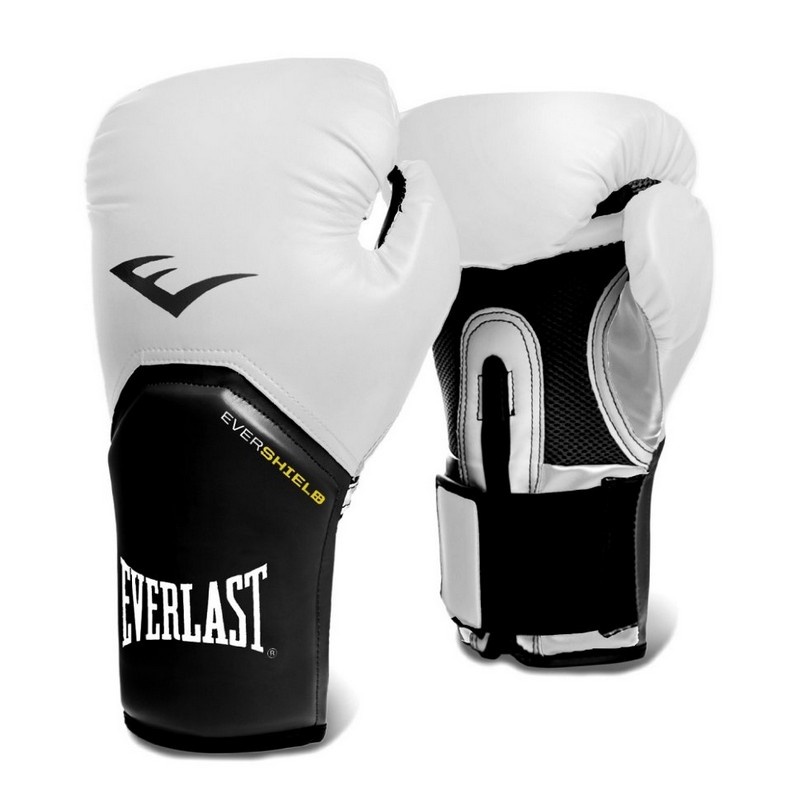 фото Боксерские перчатки everlast elite prostyle белый 14 унций