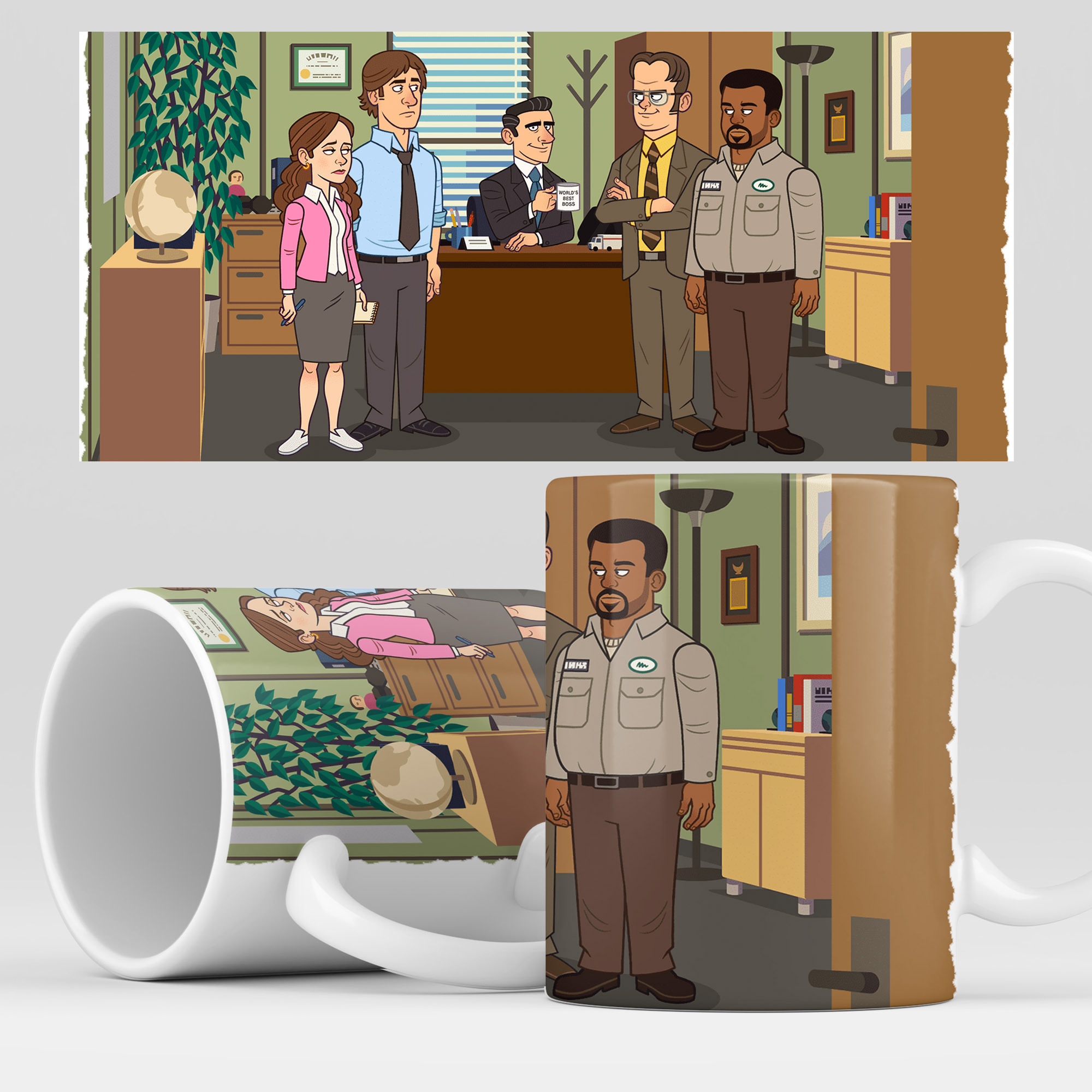 фото Кружка rocketcup с принтом "офис" сериал the office