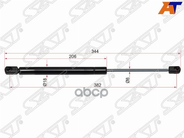 

Амортизатор Крышки Багажника (На Стекло) Kia Sorento 02-09 Sat арт. ST-87170-3E000