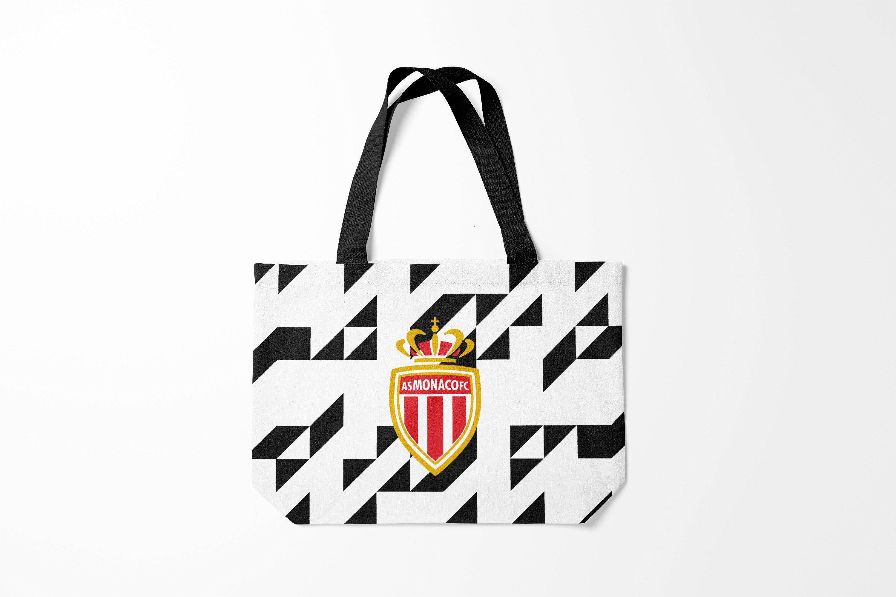 

Сумка шoппер унисекс Burnettie Monaco MONACO., белый; черный, Monaco MONACO.