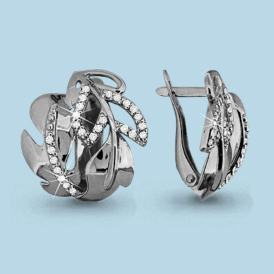 

Серьги из серебра 42580А_925_р, 42580А_925_р