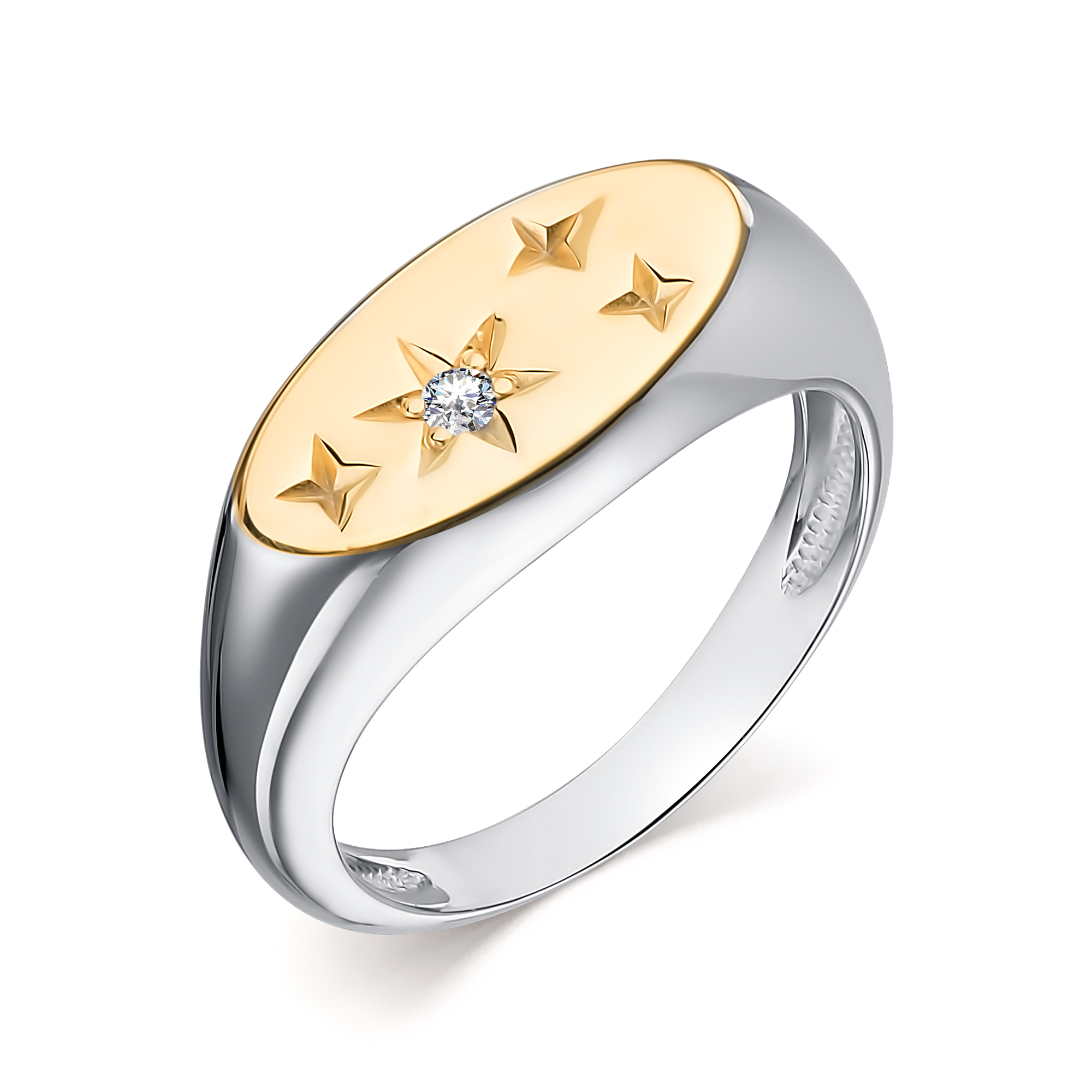 

Кольцо из серебра с Swarovski р.18,5 АЛЬКОР 01-2617/00СВ-18, 01-2617/00СВ-18