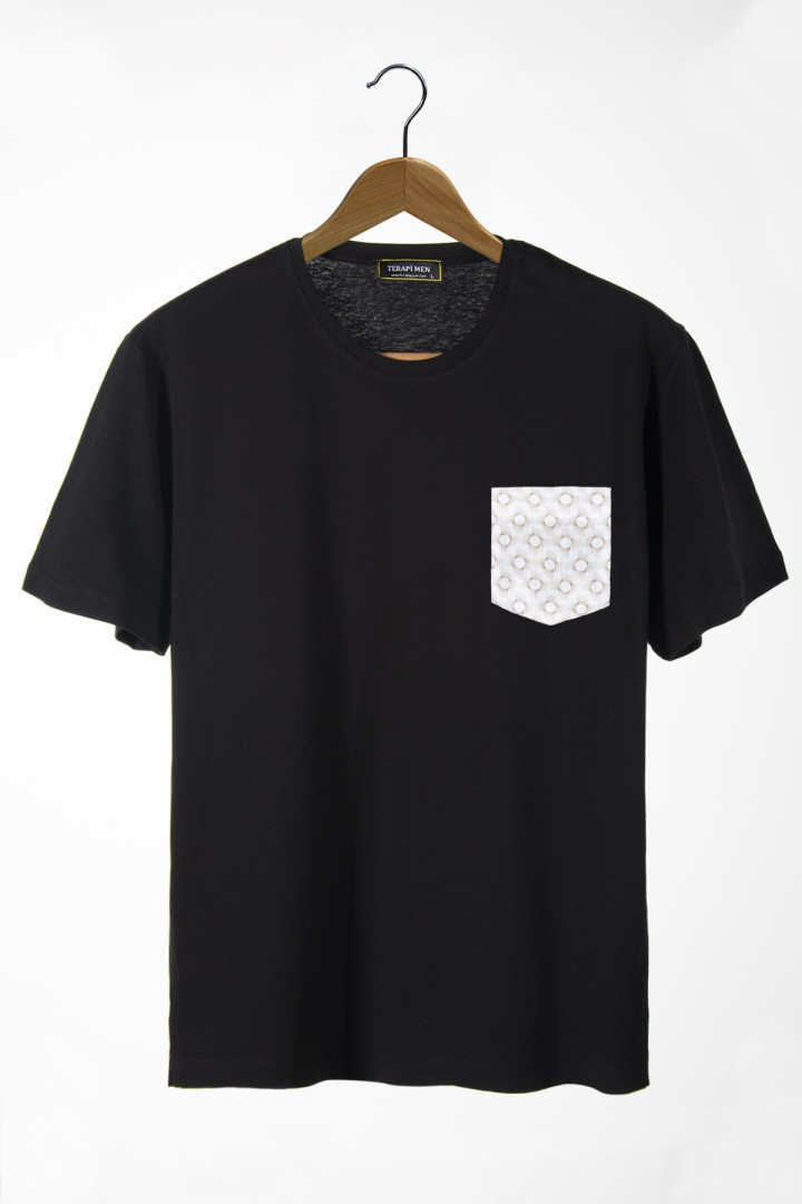

Футболка мужская Terapi Men 26103 черная 2XL (доставка из-за рубежа), 26103