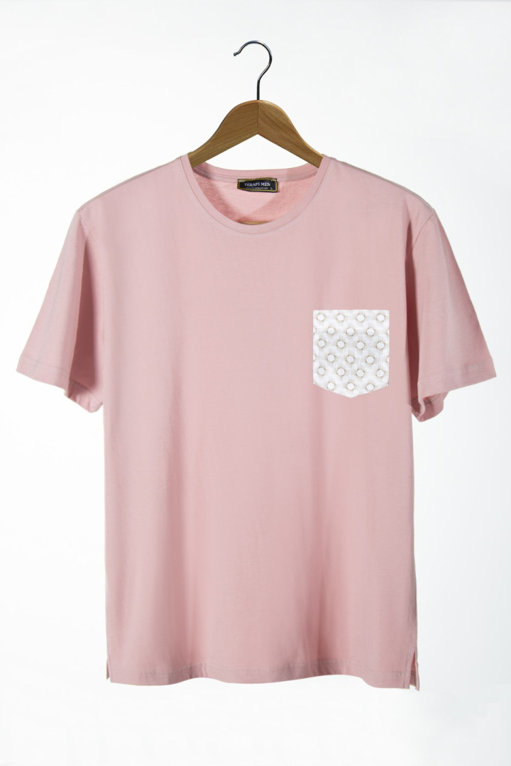 

Футболка мужская Terapi Men 26104 розовая 2XL (доставка из-за рубежа), Розовый, 26104