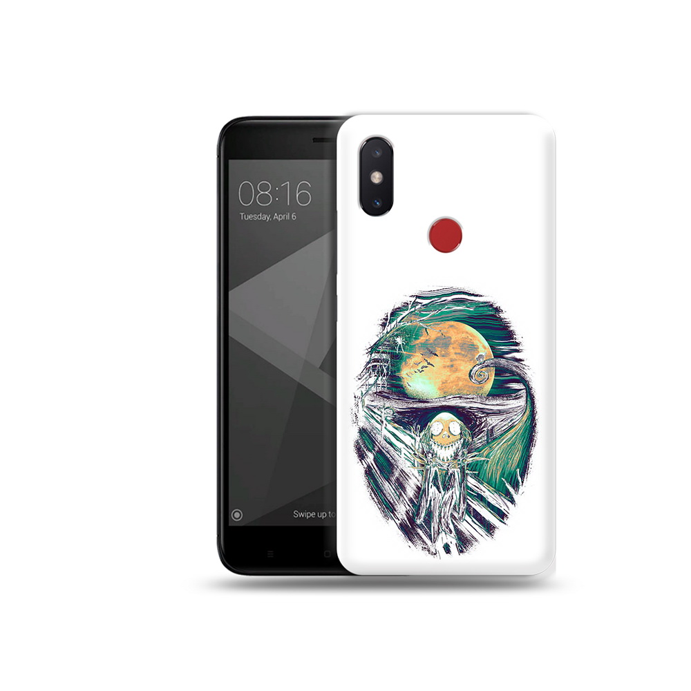 

Чехол MyPads Tocco для Xiaomi Mi 8 SE зубастое существо абстракция (PT113500.331.370), Прозрачный, Tocco
